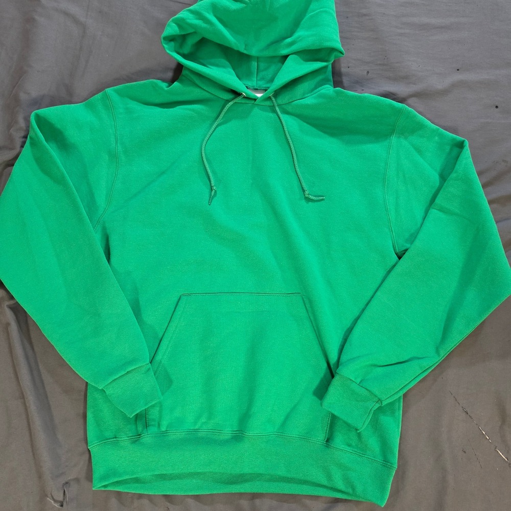 Champion Mens Powerblend Pullover Hoodie Sweatshirt Kelly Green Size Medium NWT